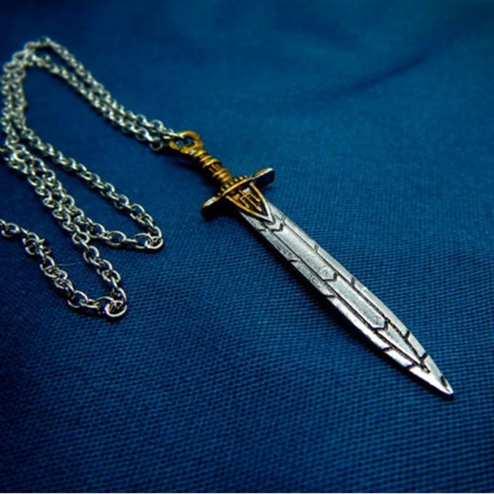 Percy Jackson Sword Necklace Olympian Poseidon’s Weapon